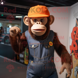 Rust Chimpansee mascotte...