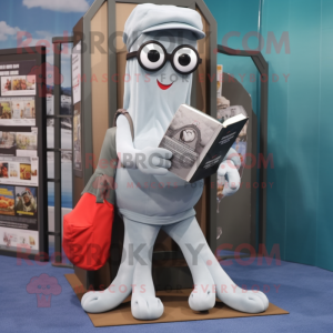 Gray Squid mascotte kostuum...
