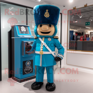 Cyan brittisk Royal Guard...