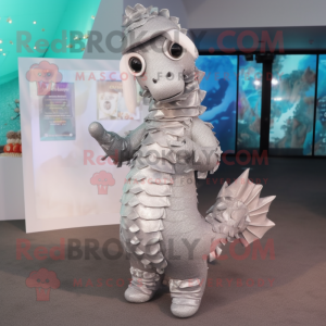 Silver Seahorse mascotte...