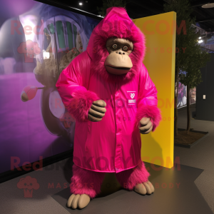 Magenta Gorilla mascotte...