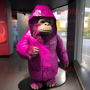 Magenta Gorilla mascotte...