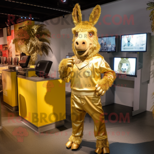 Gold Donkey mascotte...