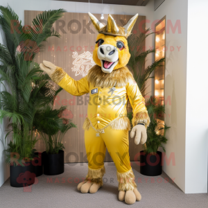 Gold Donkey mascotte...