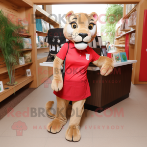 Red Mountain Lion mascotte...