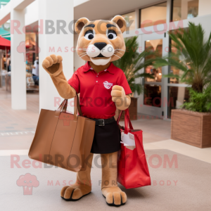 Red Mountain Lion mascotte...