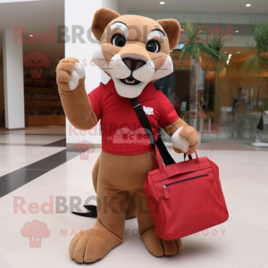 Red Mountain Lion maskot...