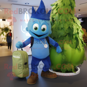 Blue Beanstalk maskot...