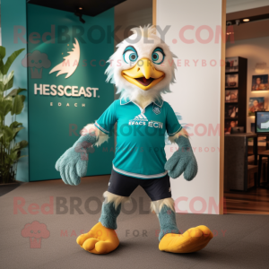 Costume de mascotte Teal...