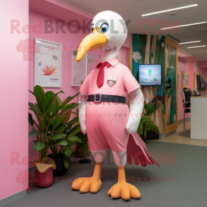 Pink Albatross maskot...