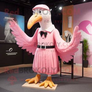 Pink Albatross maskot...