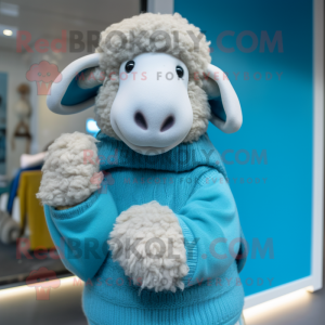 Sky Blue Merino Sheep...