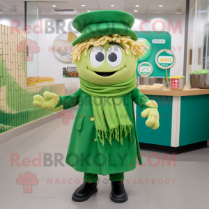 Grüner Ramen Maskottchen...