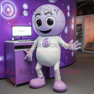 Lavender Computer mascotte...