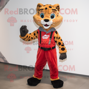 Red Cheetah mascotte...