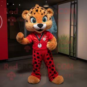 Red Cheetah mascotte...