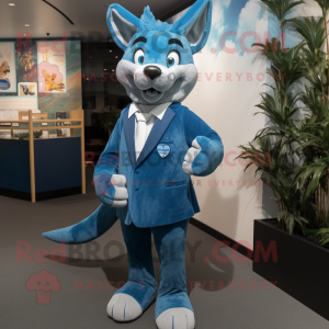 Blue Dingo mascotte kostuum...