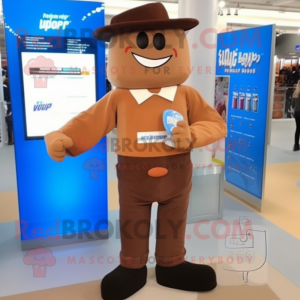 Tan Chocolate Bar mascotte...