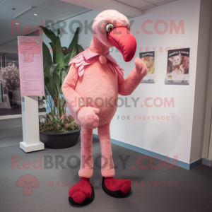  Flamingo maskot kostyme...