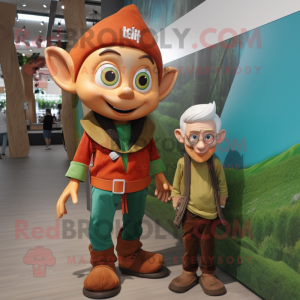 Rust Elf maskot kostume...