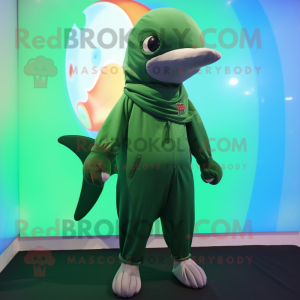 Forest Green Dolphin maskot...