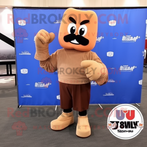 Tan Boxing Glove mascotte...