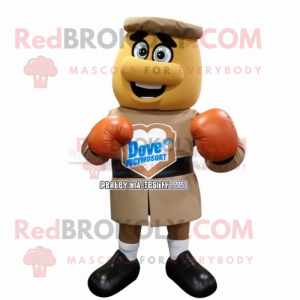 Tan Boxing Glove mascotte...