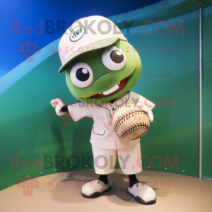 Oliven baseball ball maskot...