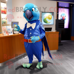 Blue Parrot mascotte...