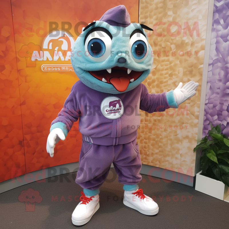 nan Piranha mascot costume character dressed with a Joggers and Cufflinks