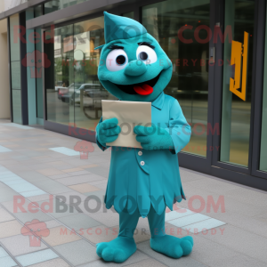 Teal Love Letter costume de...