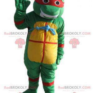 Maskottchen hockt Leonardo, Ninja Turtles. - Redbrokoly.com