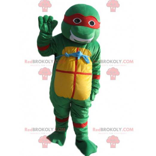 Maskottchen hockt Leonardo, Ninja Turtles. - Redbrokoly.com