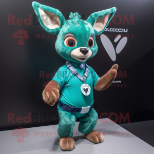 Turquoise ree mascotte...