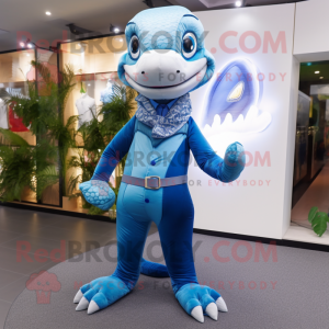 Blue Python mascotte...