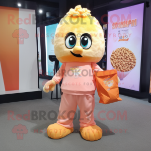 Peach Pop Corn maskot...