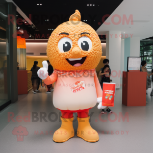 Peach Pop Corn mascotte...