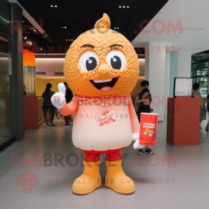 Peach Pop Corn maskot...