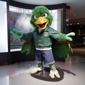 Green Eagle mascotte...