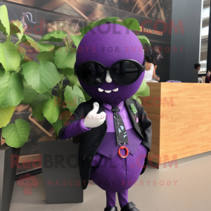Purple Grape maskot drakt...