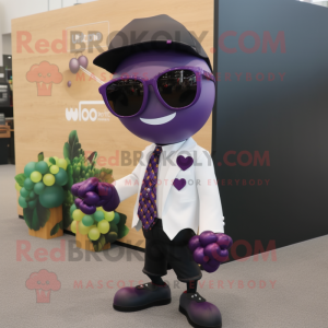 Lilla Grape maskot kostume...