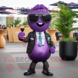 Lilla Grape maskot kostume...