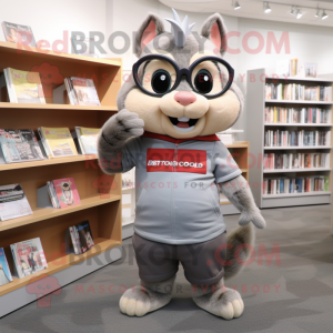 Gray Chipmunk mascotte...