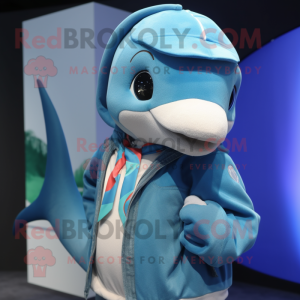 Cyan Dolphin mascotte...