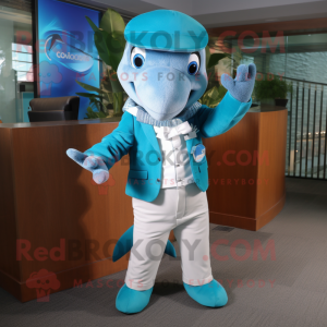 Cyan Dolphin mascotte...