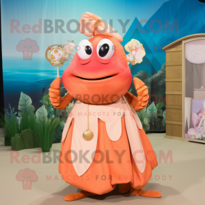 Peach Hermit Crab mascotte...