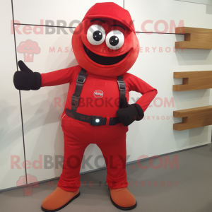 Red Wrist Watch maskot...