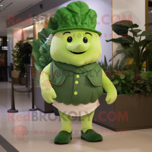 Forest Green Cabbage maskot...