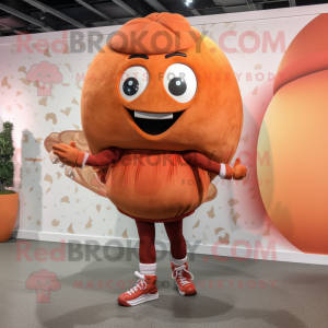 Rust Meatballs mascot costume character dressed with a Leggings and Shoe clips