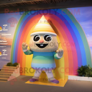 Beige Rainbow mascotte...